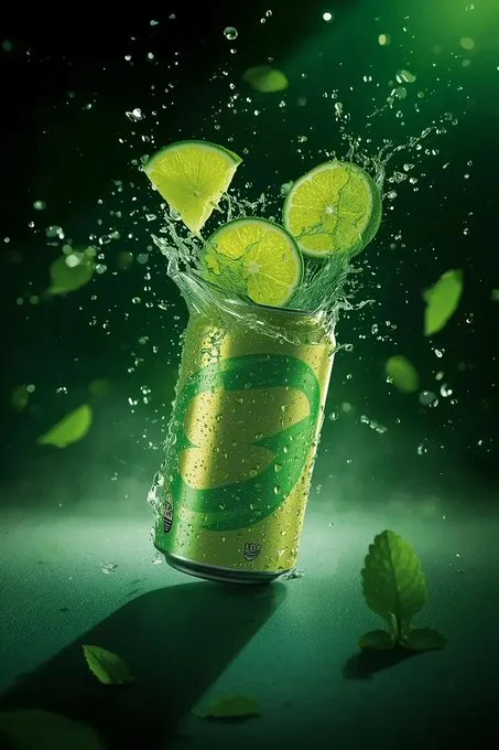 Cinematic Beverage - Futuristic & Advertising via ChatGPT