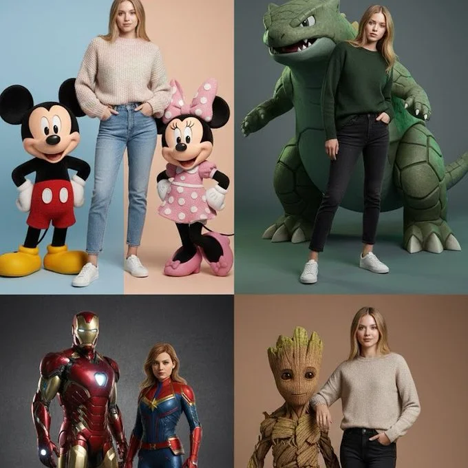 Photorealistic Portrait featuring Mickey Mouse - Luxury & Fashion via Nano Banana