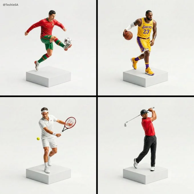 Image featuring Sport Figures via Nano Banana