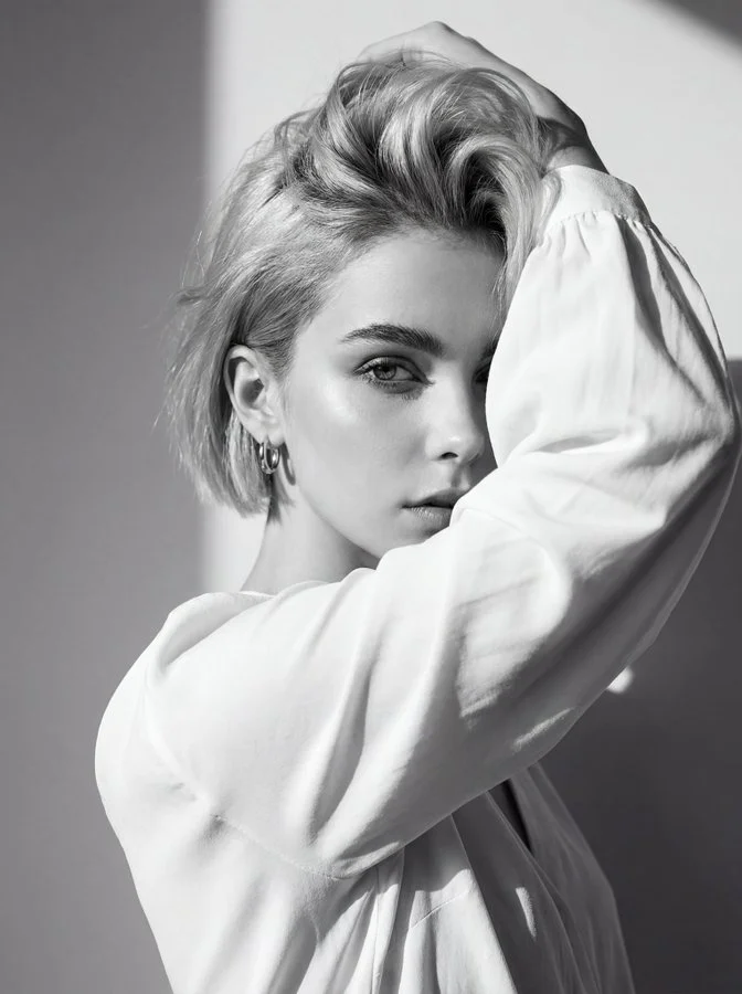 Macro Portrait - Minimalist & Fashion via Nano Banana