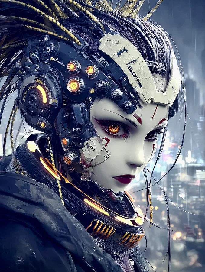 Robot featuring Android World via Midjourney