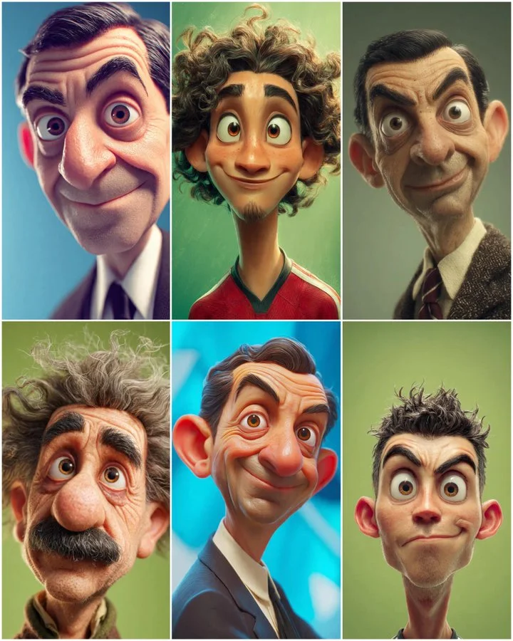 Photorealistic Portrait featuring Pixar Style - Minimalist via ChatGPT