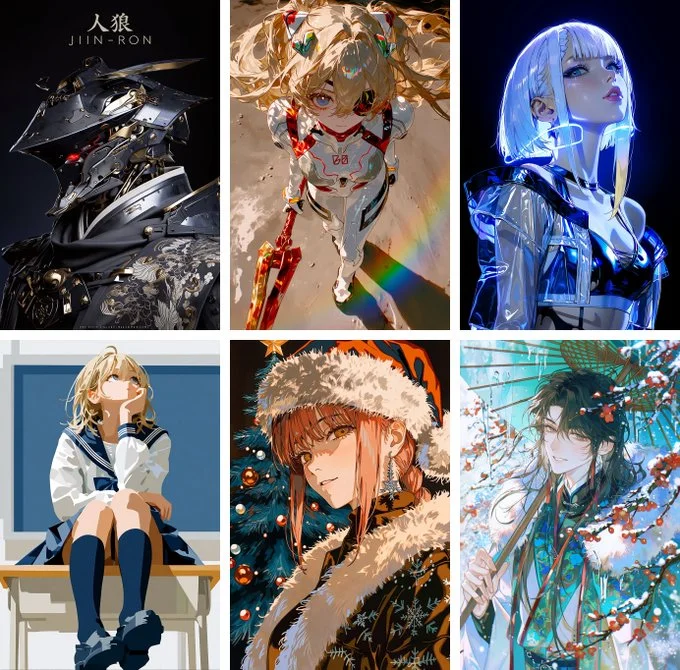 Anime Fashion featuring Niji V7 - Minimalist