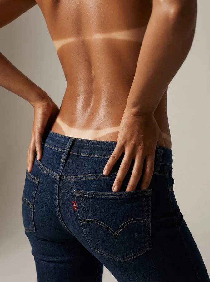 Sunkissed Lines  Task Sensual_editorial_body_closeup_with_tan_lines Output