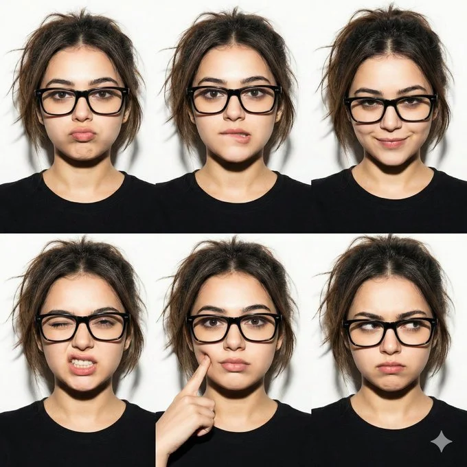 Photorealistic Portrait featuring Different Headshot - Minimalist & T-shirt-design via ChatGPT