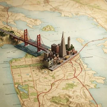 Photorealistic Urban - Luxury & Map via Nano Banana