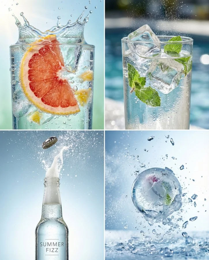 Macro Product featuring Fresh Citrus - Luxury & Advertising via Kling