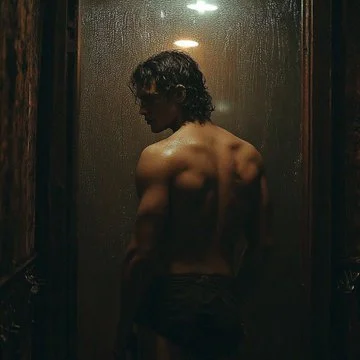 Cinematic Image featuring Nocturnal Chiaroscuro Noir - Dark