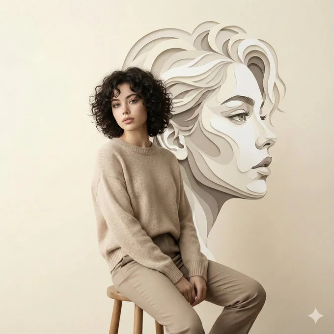 Cinematic Portrait - Minimalist & Fashion via Nano Banana