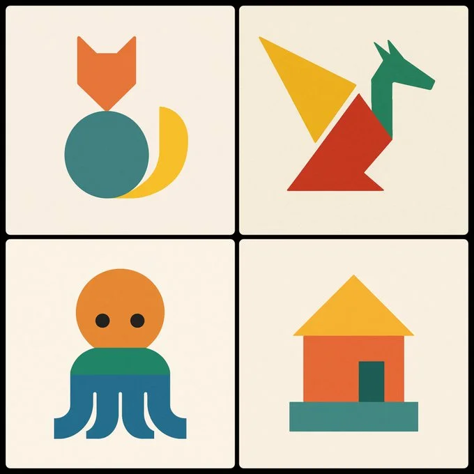 Image featuring Three Shapes - Minimalist via ChatGPT