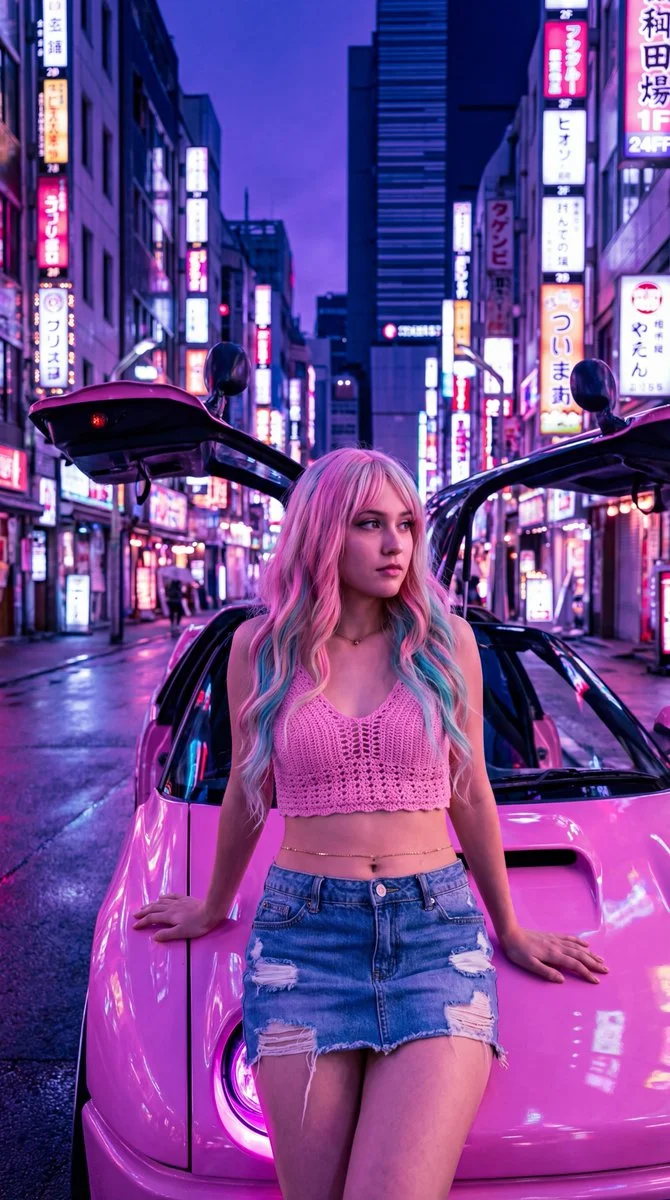 Bokeh Automotive - Futuristic & Fashion via Nano Banana