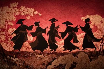 Ukiyo-e Image featuring Japanese Ukiyo