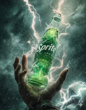Cinematic Product featuring Iron Man Gemini Nano - Dark & Game-sprite via Nano Banana