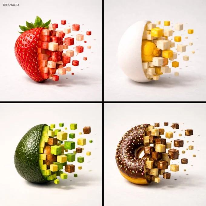 Pixelized Food By Gpt15 Image On