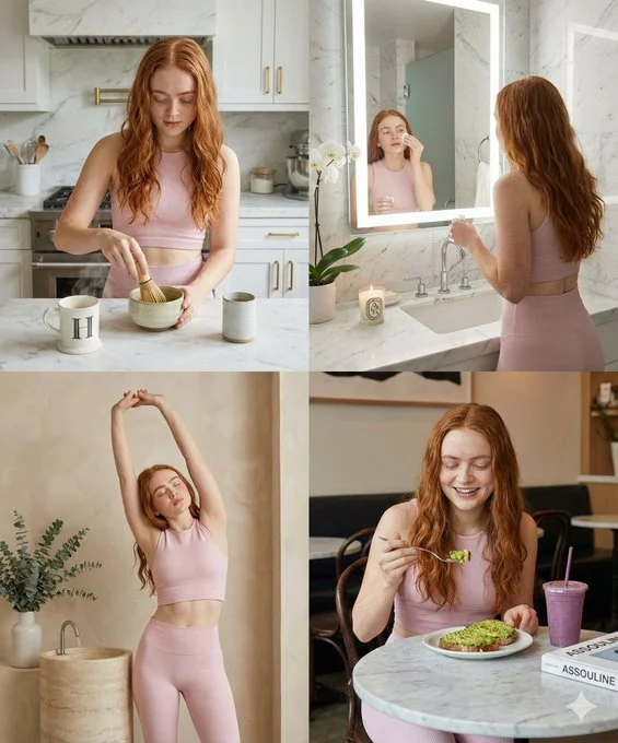 Photorealistic Perfume featuring Sadie Sink Gemini Nano - Luxury & Fashion via Nano Banana