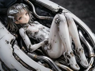 Ai Figure Image Of A Cyborg