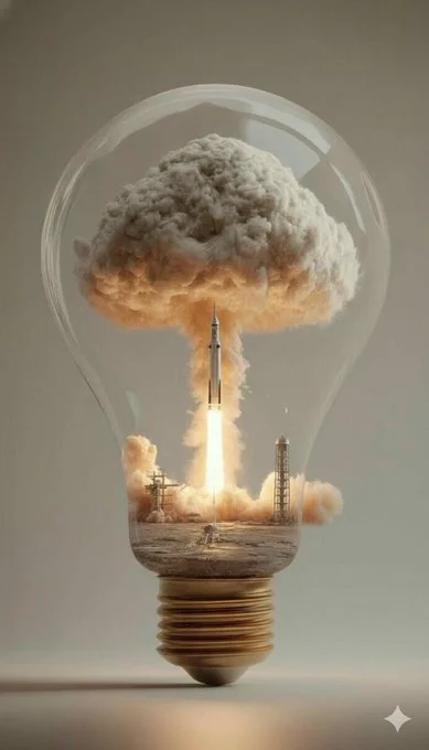 Photorealistic Image featuring Google Veo - Dark & Concept-art via Nano Banana