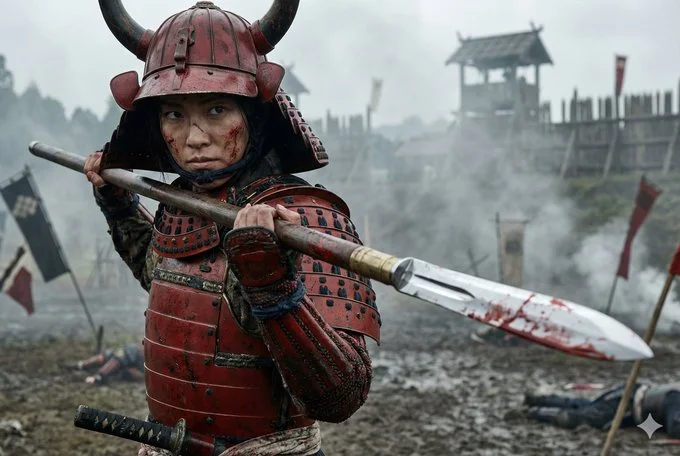 Female Warrior With Akazonae