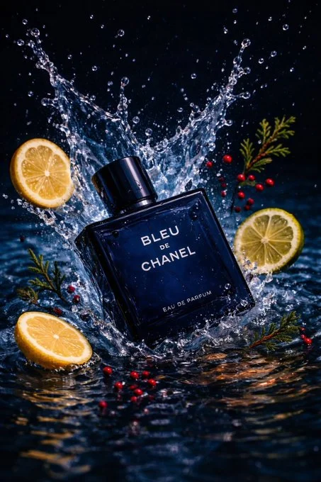 Photorealistic Perfume featuring PowerGoogle Gemini Nano - Luxury & Advertising via Nano Banana