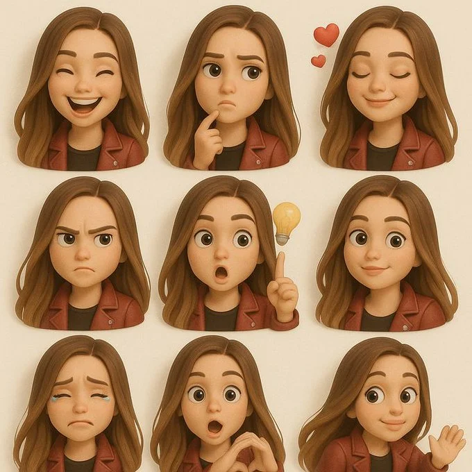 Animated Portrait - Minimalist via Grok